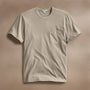 Lightweight Jersey Pocket Tee in Overcast Pigment | James Perse Los Angeles