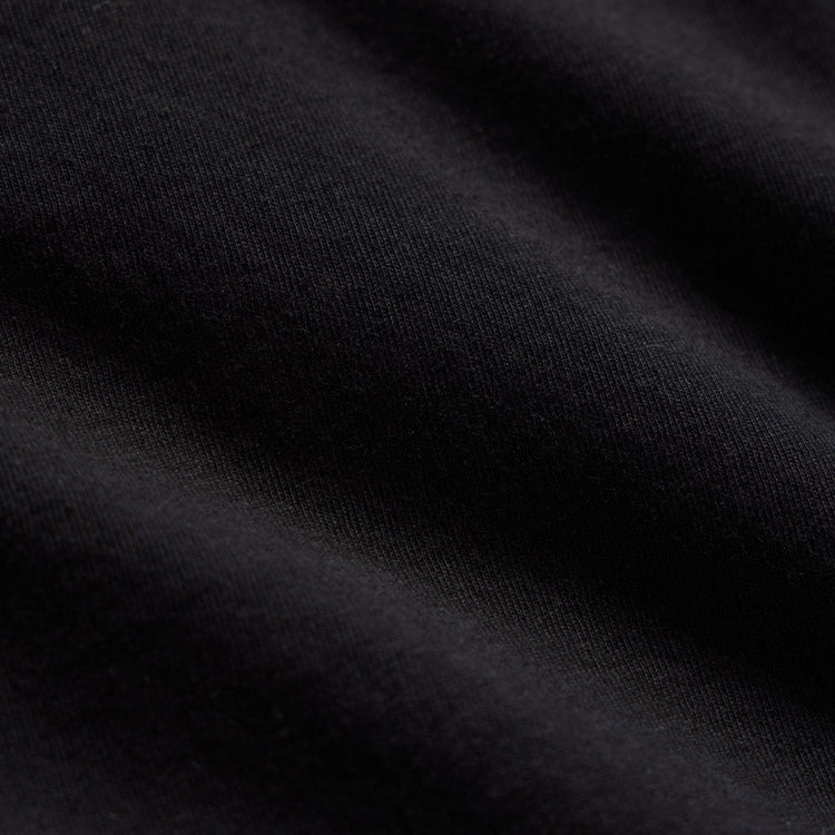 Short Sleeve Crew Neck in Black | James Perse Los Angeles
