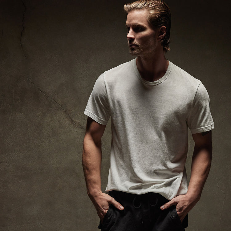 Men's Classic Tee Shirt Gift Set in Black, White, Degas Pigment, Lake Pigment, Light Mist Pigment | James Perse Los Angeles