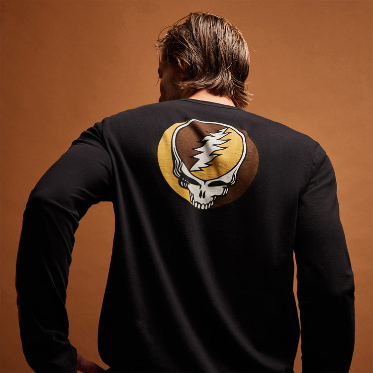 Men's Grateful Dead Long Sleeve Tee Set in Comet/White/Black | James Perse Los Angeles