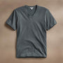 Short Sleeve V Neck in Asphalt Pigment | James Perse Los Angeles