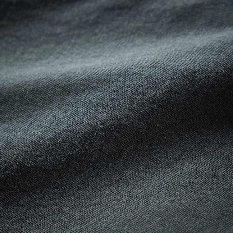 Short Sleeve V Neck in Asphalt Pigment | James Perse Los Angeles