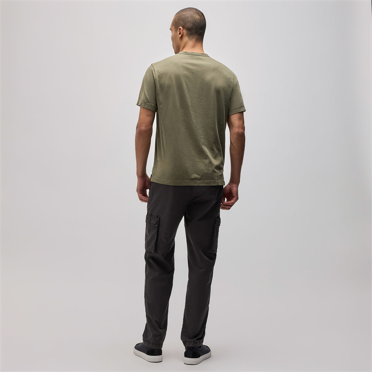 Heavy Luxe Jersey Crew in Trooper | James Perse Los Angeles