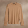 Heavy Luxe Jersey Long Sleeve  in Camel | James Perse Los Angeles
