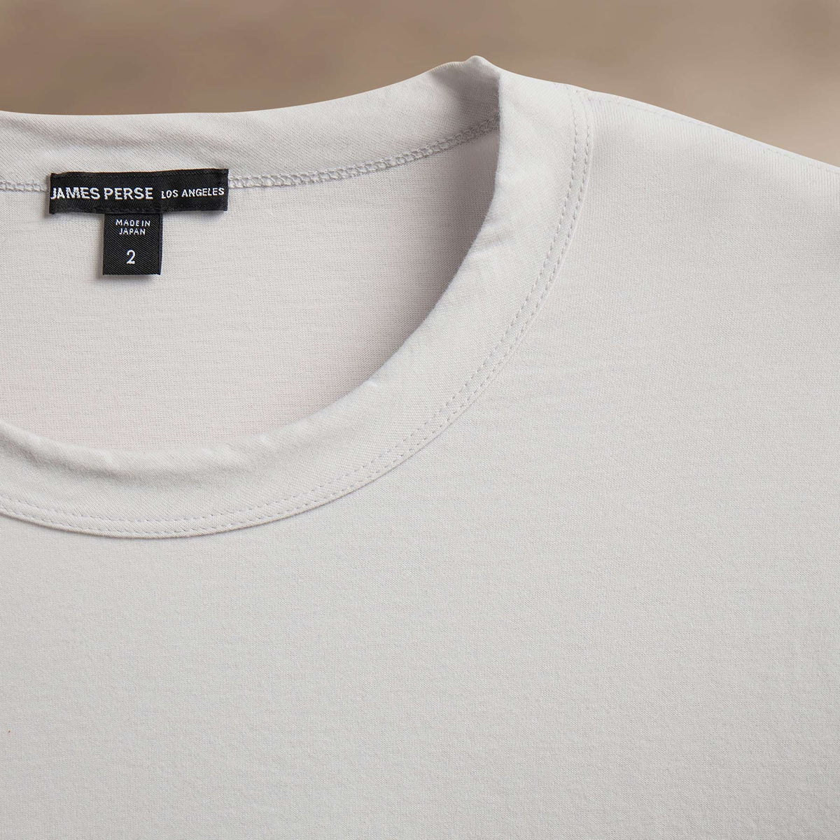 Heavy Luxe Jersey Long Sleeve in Light Mist | James Perse Los Angeles