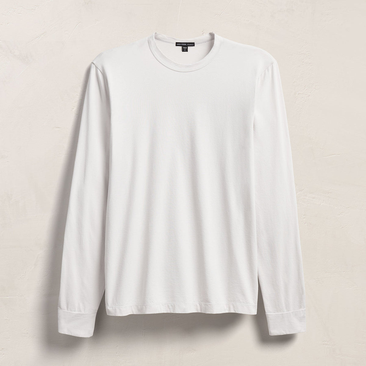 Heavy Luxe Jersey Long Sleeve in White | James Perse Los Angeles