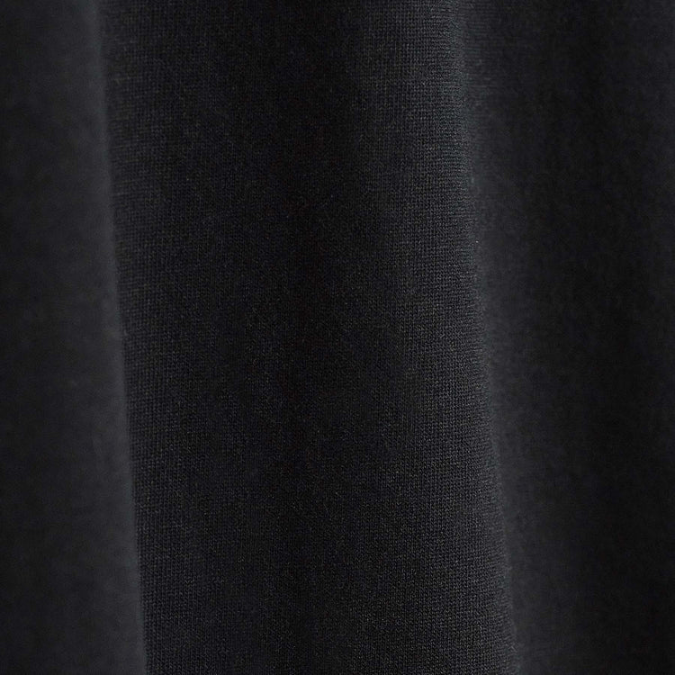 Heavy Luxe Jersey Long Sleeve Polo  in Black | James Perse Los Angeles
