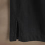 Heavy Luxe Jersey Long Sleeve Polo  in Black | James Perse Los Angeles
