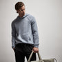 Mid Gauge Cashmere Hoodie in Atlantic | James Perse Los Angeles