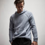 Mid Gauge Cashmere Hoodie in Atlantic | James Perse Los Angeles