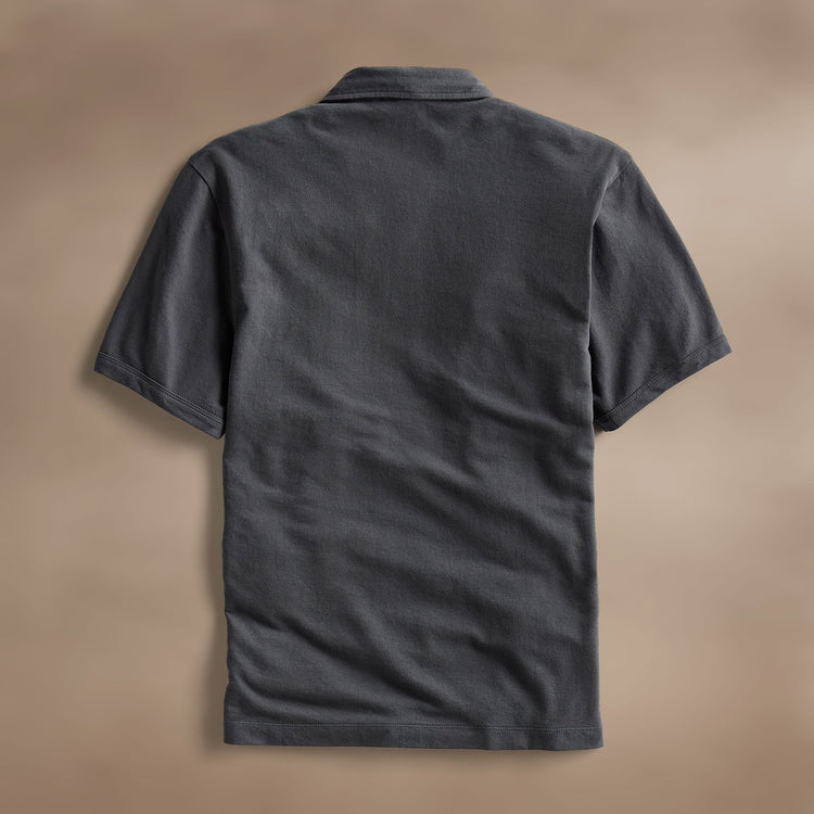 Ltwt French Terry Palm Polo in Magma/Black | James Perse Los Angeles