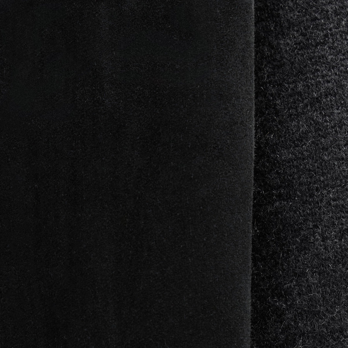 Suede Front Sweater Cardigan in Coal | James Perse Los Angeles