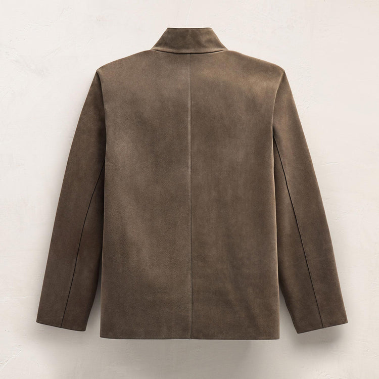 Suede Ranch Jacket in Caribou | James Perse Los Angeles