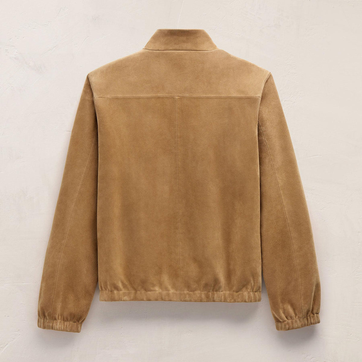 Suede Bomber Jacket in Sand | James Perse Los Angeles