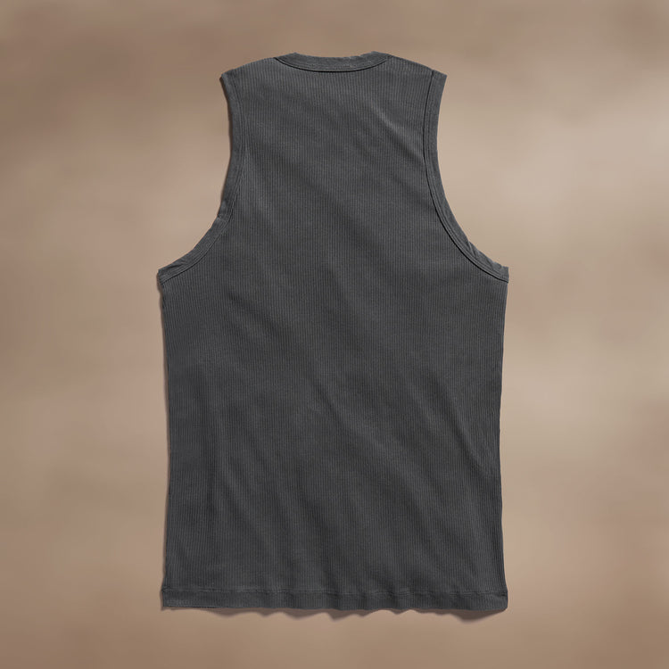 LA Skate Tank in Carbon Pigment | James Perse Los Angeles