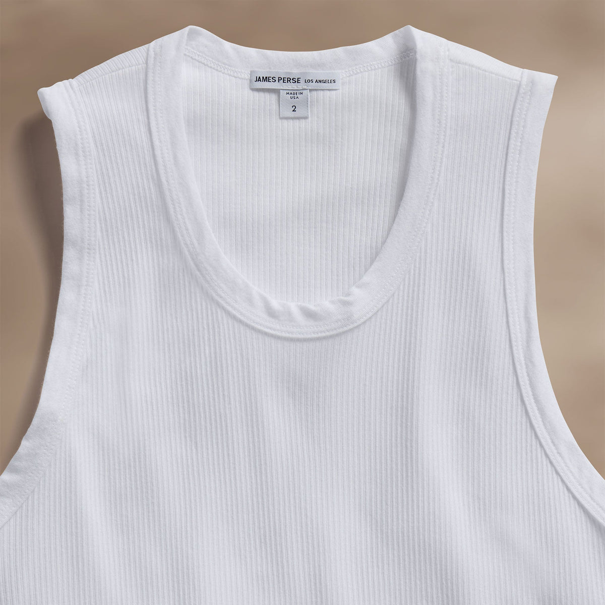 LA Skate Tank in White | James Perse Los Angeles