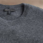 Soft Featherweight Cashmere Crew in Flannel | James Perse Los Angeles