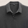 Performance Supima Pique Short Sleeve Polo in Black | James Perse Los Angeles