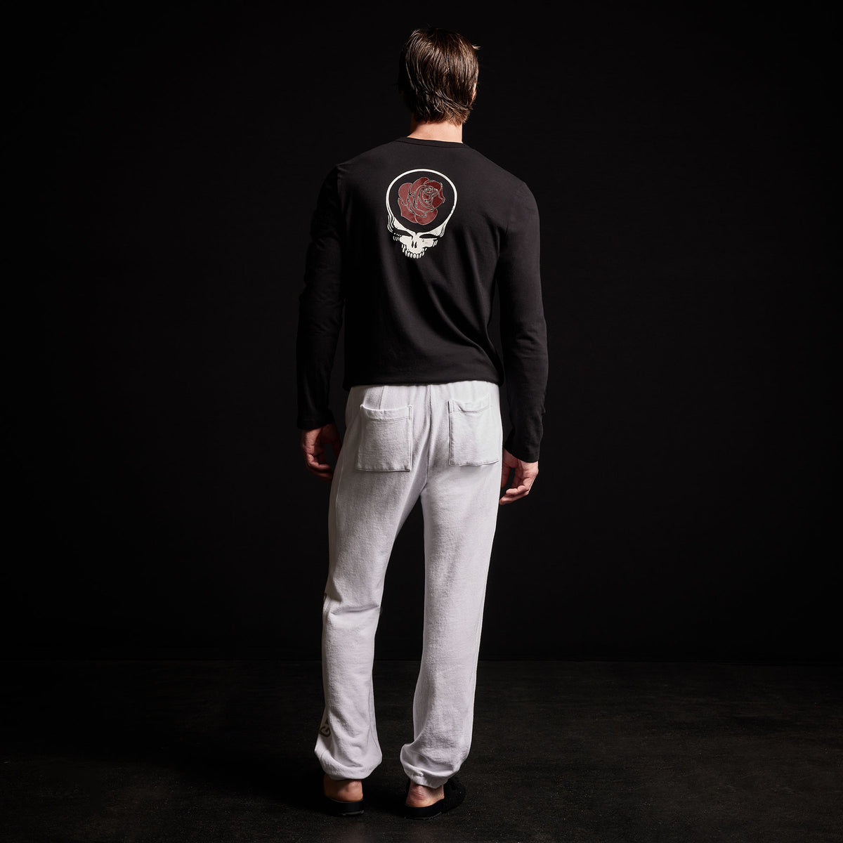 Grateful Dead Sweat Pant in White/Grey | James Perse Los Angeles