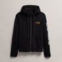 Men's Fleece Full Zip Grateful Dead in Black/Cadmium | James Perse Los Angeles