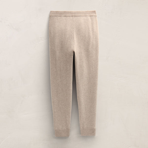 Recycled Cashmere Track Pant With Pockets in Stone | James Perse Los Angeles