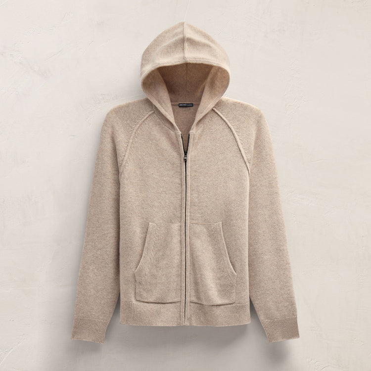 Recycled Cashmere Jacket in Stone | James Perse Los Angeles