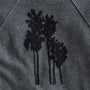 Rcld Cashmere Palm Intarsia Raglan in Flannel/Black | James Perse Los Angeles