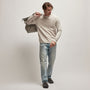 Recycled Cashmere V Sweater in Pearl | James Perse Los Angeles