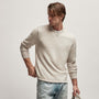 Recycled Cashmere V Sweater in Pearl | James Perse Los Angeles