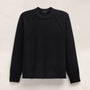 Recycled Cashmere Raglan Crew in Black | James Perse Los Angeles