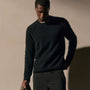 Recycled Cashmere Raglan Crew in Black | James Perse Los Angeles