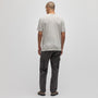 Recycled Cotton Jersey Short Sleeve Henley in Salt | James Perse Los Angeles
