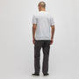 Recycled Cotton Jersey Short Sleeve Henley in White | James Perse Los Angeles