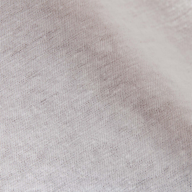 Recycled Cotton Jersey Short Sleeve Henley in White | James Perse Los Angeles