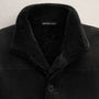Suede Shearling Jacket in Black | James Perse Los Angeles