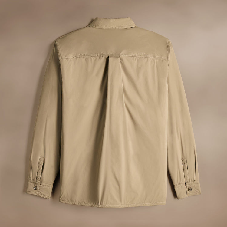 Insulated Outdoor Shirt Jacket  in Coyote | James Perse Los Angeles