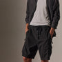 Parachute Poplin Cargo Short in Black | James Perse Los Angeles