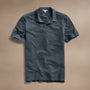 Sueded Jersey Polo in Blue Noir Pigment | James Perse Los Angeles