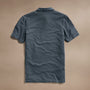 Sueded Jersey Polo in Blue Noir Pigment | James Perse Los Angeles