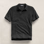 Sueded Jersey Polo in Carbon Pigment | James Perse Los Angeles