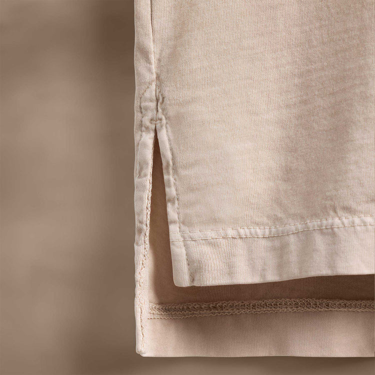 Sueded Jersey Polo in Faint Pigment | James Perse Los Angeles