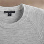 Ultra Fine Cshmr Raglan Crew in Light Heather Grey | James Perse Los Angeles