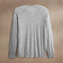 Ultra Fine Cshmr Raglan Crew in Light Heather Grey | James Perse Los Angeles