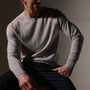 Ultra Fine Cshmr Raglan Crew in Light Heather Grey | James Perse Los Angeles