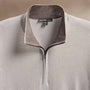 Ultra Fine Cshmr Half Zip in Concrete | James Perse Los Angeles