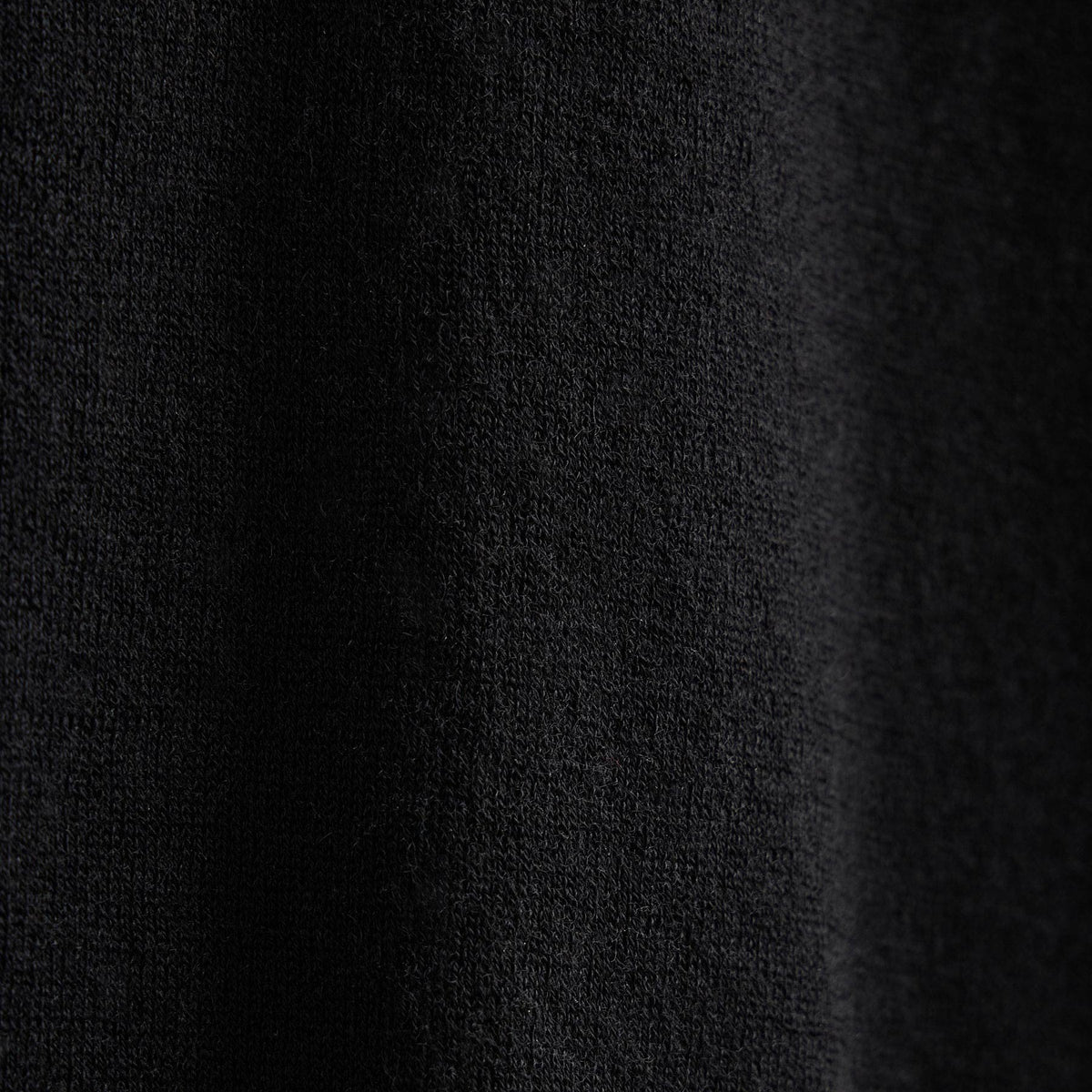 Ultra Fine Cashmere Open Polo in Black | James Perse Los Angeles