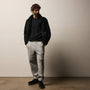 Cozy Sweat Pant With Piping in Heather Grey | James Perse Los Angeles
