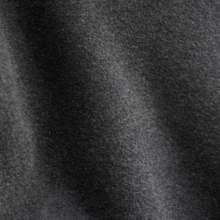 Cozy Hooded Sweatshirt in Heather Charcoal | James Perse Los Angeles