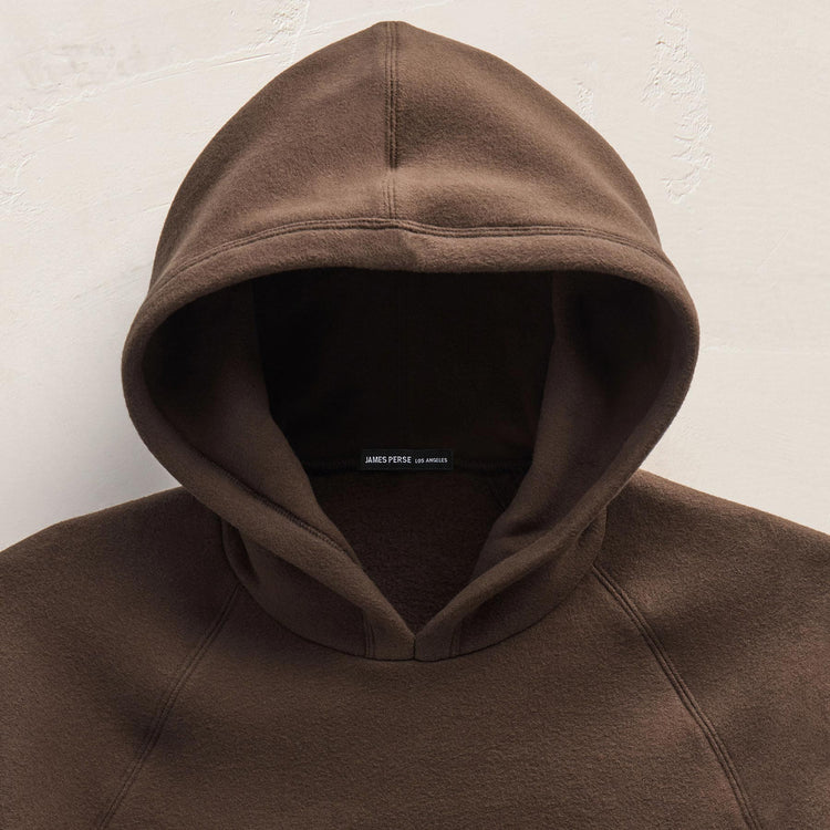 Cozy Hooded Sweatshirt in Porcupine | James Perse Los Angeles