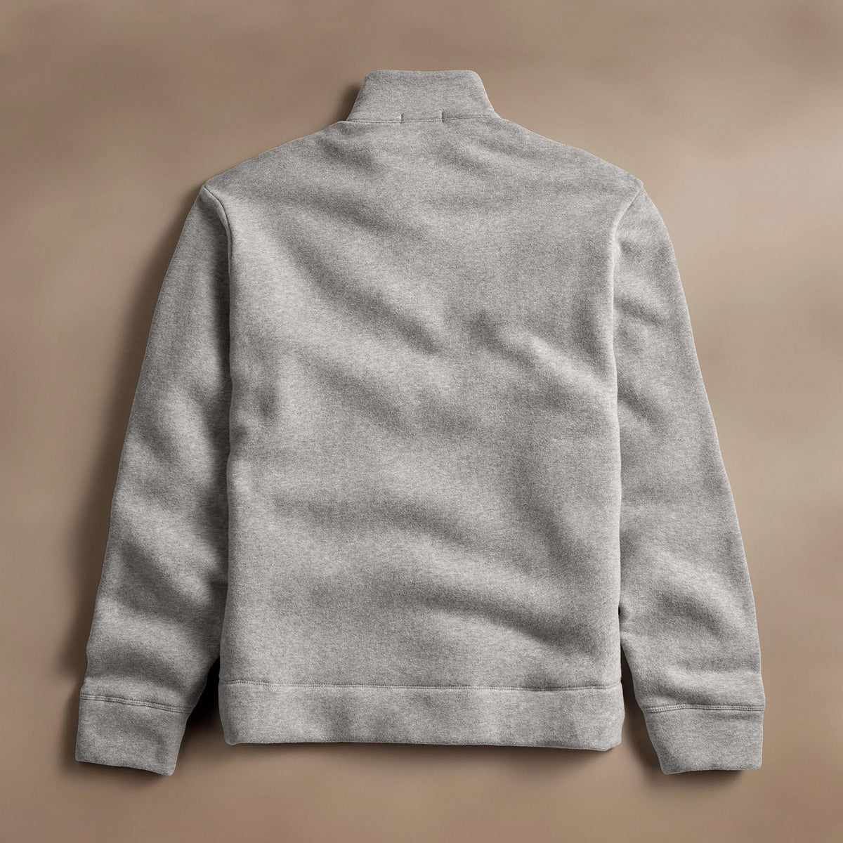 Cozy Half Zip  in Heather Grey | James Perse Los Angeles